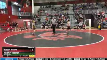 106 lbs Semifinal - Timothy Koester, Bettendorf vs Kaiden Rogers, Newton