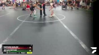 64 lbs Round 5 (8 Team) - Matthew Barlow, U2 Upstate Uprising White vs Bryson Bistline, Rush WC
