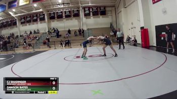 149 lbs Cons. Semi - Cj Shadinger, Reinhardt University (GA) vs Dawson Bates, Reinhardt University (GA)