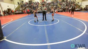 58-61 lbs Consi Of 8 #2 - Brayden Little, Scissortail Wrestling Club vs Kaycen Lillich, Grove Takedown Club