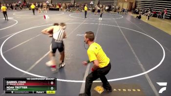 145 Championship Bracket Cons. Round 4 - Noah Trottier, Apple Valley vs Gabriel Cohn, St. Thomas Academy