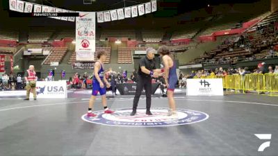 All Cadet Boys Freestyle Lower - 132 lbs Cons. Round 3 - Kram Shahaby vs Christian Ripa, No Mercy Wrestling Club