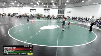 125 lbs Semifinal - Caelen Riley, Illinois vs Garret Rinken, Northern Iowa