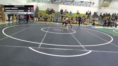 110 lbs Semifinal - Ashley Orozco, Victor Valley College vs Jennifer Salinas Cisneros, Bakersfield College