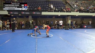 105 lbs Quarters - Constantinos Paxos, North Canton Hoover Wrestling Club vs Jarron Beltran Jr, Valiant Wrestling Club