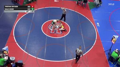 132 lbs Round Of 16 - Tristan Snyder, Greater Latrobe vs Dale Kohr, Elco