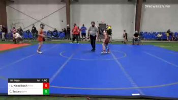 85 lbs 7th Place - Vincent Kisselbach, Pohatcong vs Charles Sodaro, Stray Dawgs