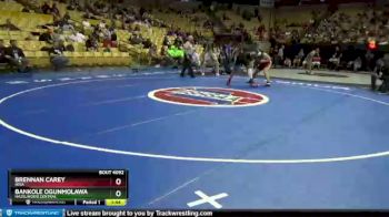 195 lbs Champ. Round 1 - Brennan Carey, Nixa vs Bankole Ogunmolawa, Hazelwood Central