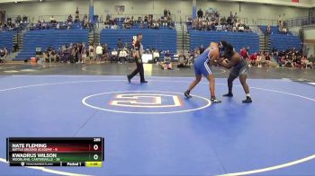 285 lbs Round 1 (4 Team) - Nate Fleming, Battle Ground Academy vs Kwadrus Wilson, Woodland, Cartersville