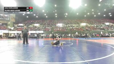 62 lbs Champ. Round 1 - Oliver Heist-Levine, Bozeman Wrestling Club vs Arlo Norlander, Dillon Wrestling Club