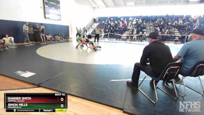 170 lbs Semifinal - Simon Mills, Woodinville vs Danner Smith, Central Valley