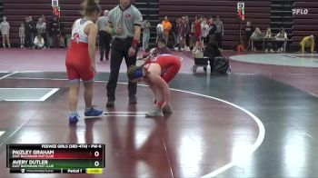 PW-6 lbs Round 3 - Avery Dutler, East Buchanan Mat Club vs Paizley Graham, East Buchanan Mat Club