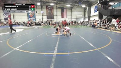 132 lbs Consi Of 32 #1 - David Johnston, CA vs Chase Shaner, PA