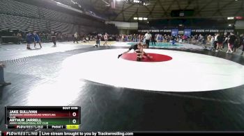 157 lbs Semifinal - Arthur Jarrell, Askeo International Mat Club vs Jake Sullivan, Okanogan Underground Wrestling Club