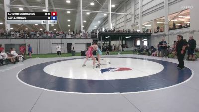 135 lbs Autumn Schmeding, Michigan vs Layla Brown, Oklahoma