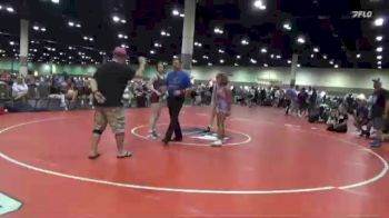 145 lbs Placement Matches (8 Team) - Lillian Towne, FC Boom Squad vs Malia Rezac, Head Hunters