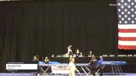 Brynnley Ford - Individual Trampoline, Wasatch - 2021 USA Gymnastics Championships