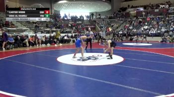 6A 120 lbs Cons. Round 1 - Carter Webb, CONWAY HIGH SCHOOL vs Odai Al Hameli, Fayetteville High School