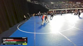 124 lbs Round 1 - Alba Friedrich, Iowa vs Gabriella Hackney, Iowa