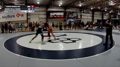 70 kg Champ. Round 2 - Owen McMullen, Bishop McCort High School Wrestling vs Mario De La Torre, Southeastern Wrestling Club