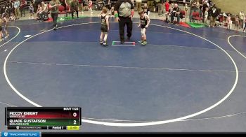 54 lbs Quarterfinal - McCoy Knight, Wasatch WC vs Quade Gustafson, Badlands Elite