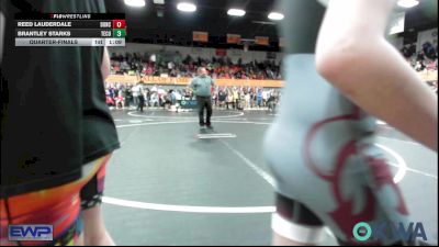 76 lbs Quarterfinal - Jaxon Hines, Comanche Takedown Club vs Bentley Roberts, Blanchard Youth Wrestling Club