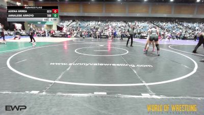 150 lbs 7th Place - Adena Urrea, Dethrone vs Annalese Arroyo, THRESHOLD WRESTLING CLUB