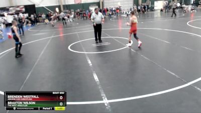 98 lbs Cons. Semi - Braxton Wilson, The Best Wrestler vs Brenden Westfall, Abilene Kids Wrestling