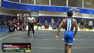 125 lbs 3rd Place Match - Clarence Lee Green, Lindsey Wilson (Ky.) vs Vonn Fenn, Southern Oregon University