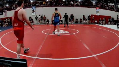 92 kg Champ. Round 1 - Gregory Mullinax, Ohio State Wrestling Club vs Max Shulaw, Cavalier Wrestling Club