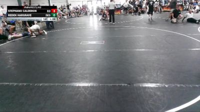 106 lbs Round 2 (4 Team) - Redek Hargrave, Storm Wrestling Center A vs Stephano Calderon, Reverence United Blue