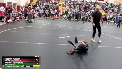 55 lbs Semifinal - Joshua Turner, Eastside Youth Wrestling vs Paxton Holcombe, Carolina Reapers