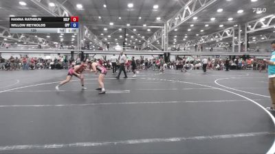 135 lbs Round 4 (6 Team) - Willow Reynolds, Central Pennies Power vs Hanna Rathbun, BC Lady Predators