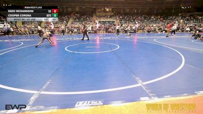 61 lbs Consi Of 16 #1 - Enzo Richardson, Tech Fall Elite vs Cooper Corona, Team Gotcha