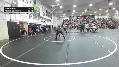 132 lbs Cons. Round 2 - Ruben Ceniceros, Eastside vs Uziel Murillo, Colton