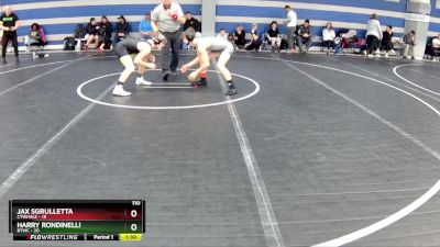 110 lbs Round 2 (8 Team) - Jax Sgrulletta, CTWHALE vs Harry Rondinelli, BTWC