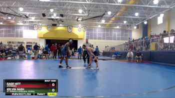 132 lbs Champ. Round 1 - Kelvin Nash, St. Andrew`s Episcopal School vs Gage Hitt, Lewisburg