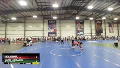 84 lbs Rd# 6- 9:00am Saturday Final Pool - Viliami Nau Rarick, SELECT Utah vs Jack Aponte, NCWAY National Team