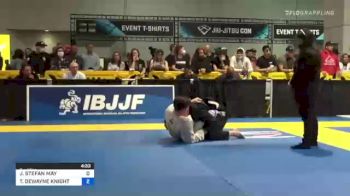 JOEL STEFAN MAY vs TRAVIS DEWAYNE KNIGHT 2021 World Master IBJJF Jiu-Jitsu Championship
