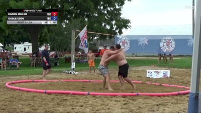 39 lbs Round 1 - Kaden Miller, Van Buren County vs Gable Eddy, Indee Mat Club