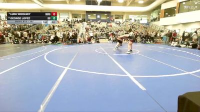 157 lbs Cons. Round 6 - George Lopez, Riverton vs Luke Woolsey, Morgan