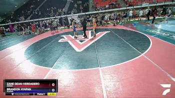 120 lbs Cons. Round 2 - Zane Dean-Verdadero, Hawaii vs Brandon Ayapan, Alaska