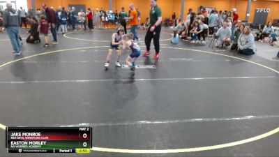 50 lbs Cons. Semi - Easton Morley, No Worries Academy vs Jake Monroe, Red Devil Wrestling Club