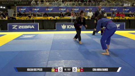 Cira Mirai Banks vs Kaleah Dee Pyles 2026 Pan Jiu Jitsu IBJJF Championship
