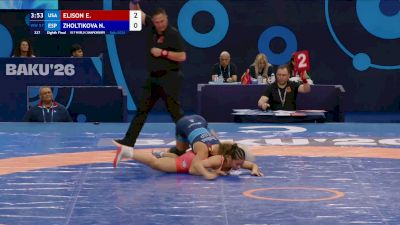 57 kg 1/8 Final - Epenesa Elison, United States vs Nadiia Zholtikova, Spain