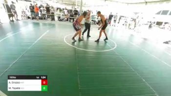 190 lbs Rr Rnd 1 - Angel Orozco, Mat Warriors vs Max Topete, SGV Stampede