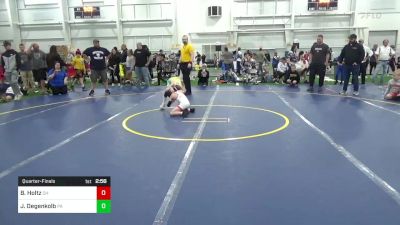 M-55 lbs Quarterfinal - Braxton Holtz, OH vs Jase Degenkolb, PA