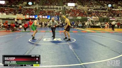 AA - 205 lbs Cons. Round 1 - Noah Horn, Glacier (Kalispell) vs Gus Soper, Helena Capital