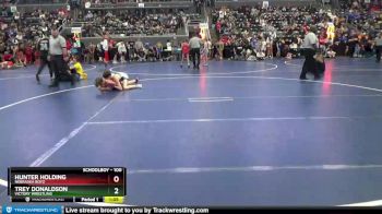 100 lbs Cons. Round 2 - Hunter Holding, Nebraska Boyz vs Trey Donaldson, Victory Wrestling