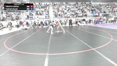 53 kg Cons. Sub-semis - Mikayla Garcia, Cardinal WC vs Harlee Hiller, Iowa Womens Wrestling Club